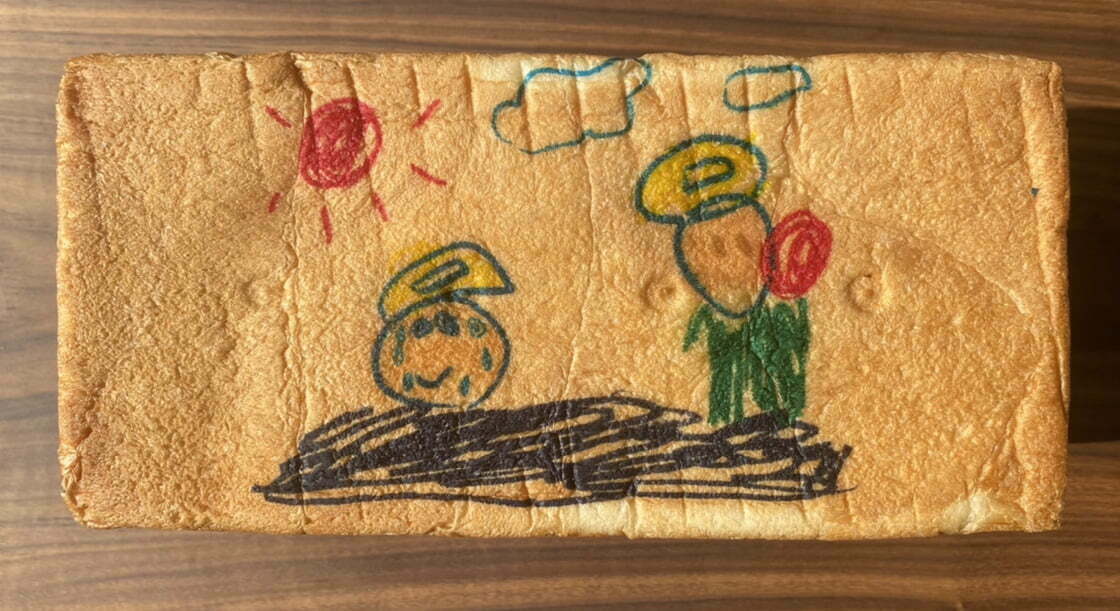 夏の思い出をパンに書こう